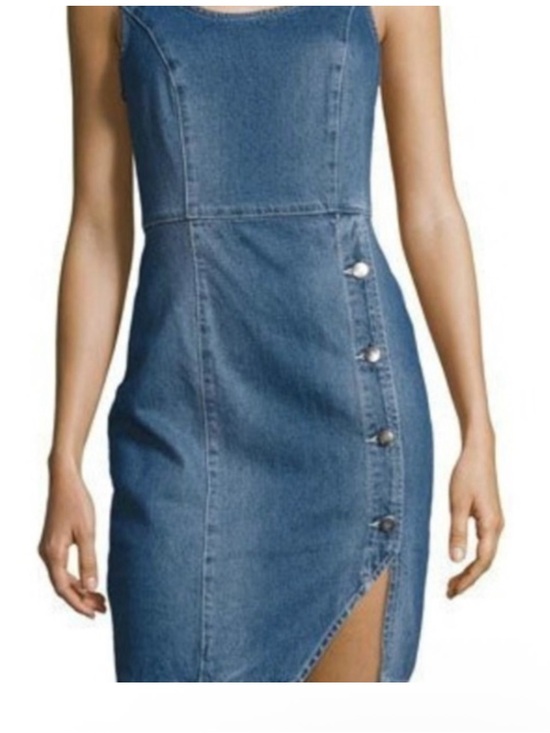 MINKPINK Dresses & Skirts - MINKPINK Got the Blues Denim Dress NWT Size S